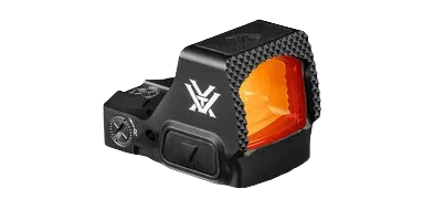 Vortex enclosed solar red dot